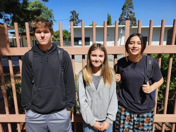 Freshmen Ryan Avery, Maddy Miner and Brianna Hillman.
