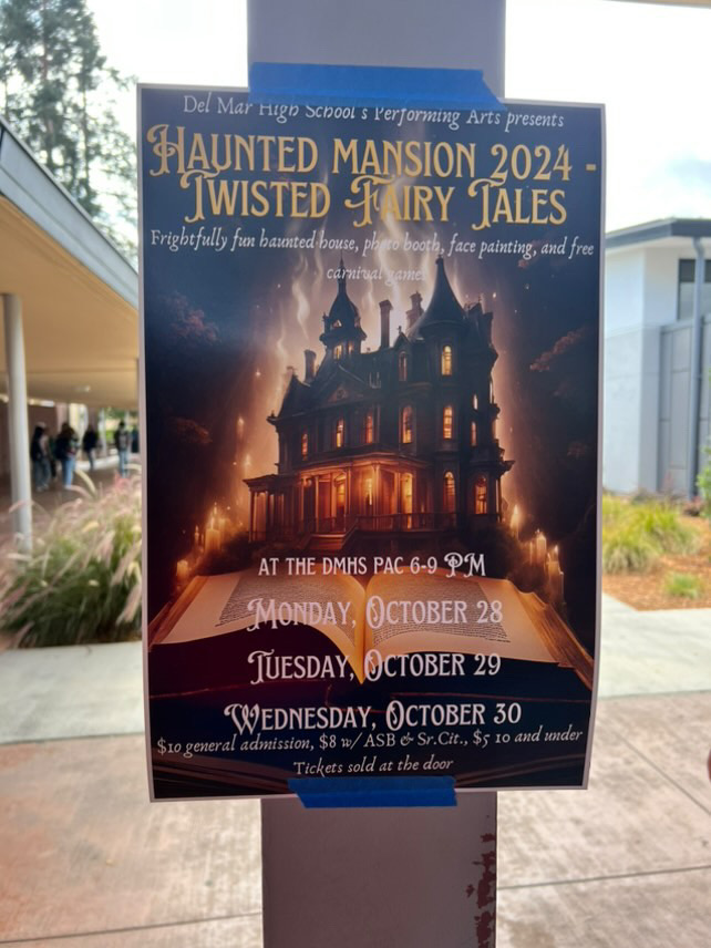  A Haunted House flyer that was posted around school. 