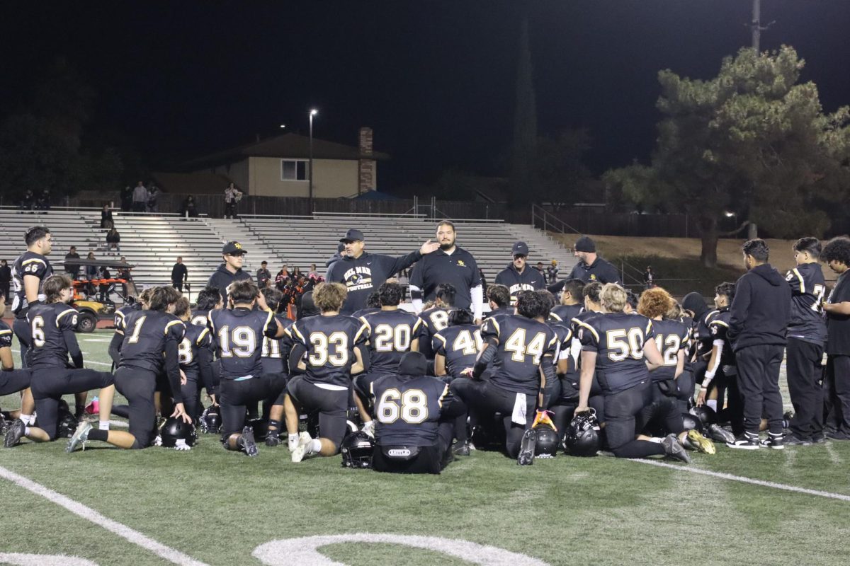 After the game, the coaches give feedback 