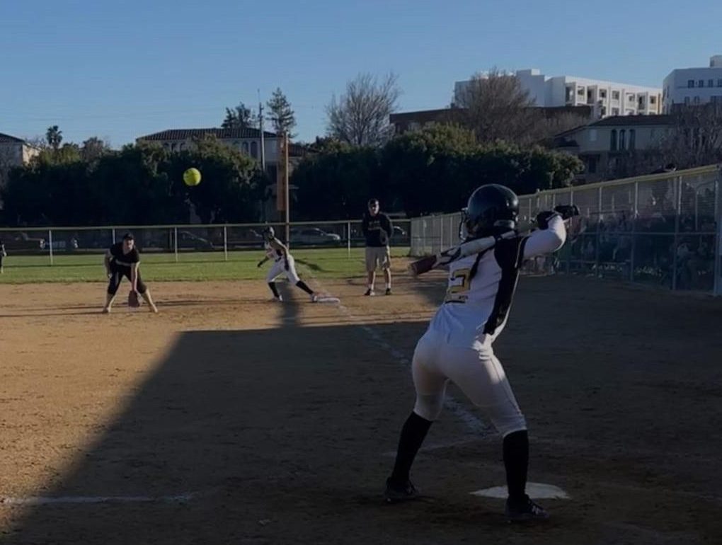 Girls varsity softball faces first loss of season against Christopher High School