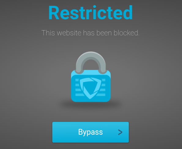 GoGardian lock out screen