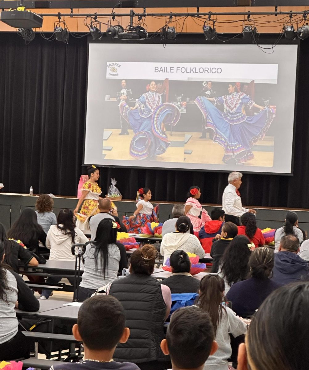 Members viewing the folkloric dance.