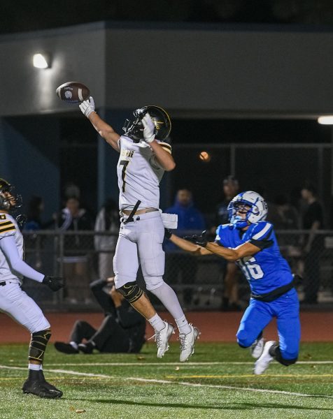 Collins making an interception.
