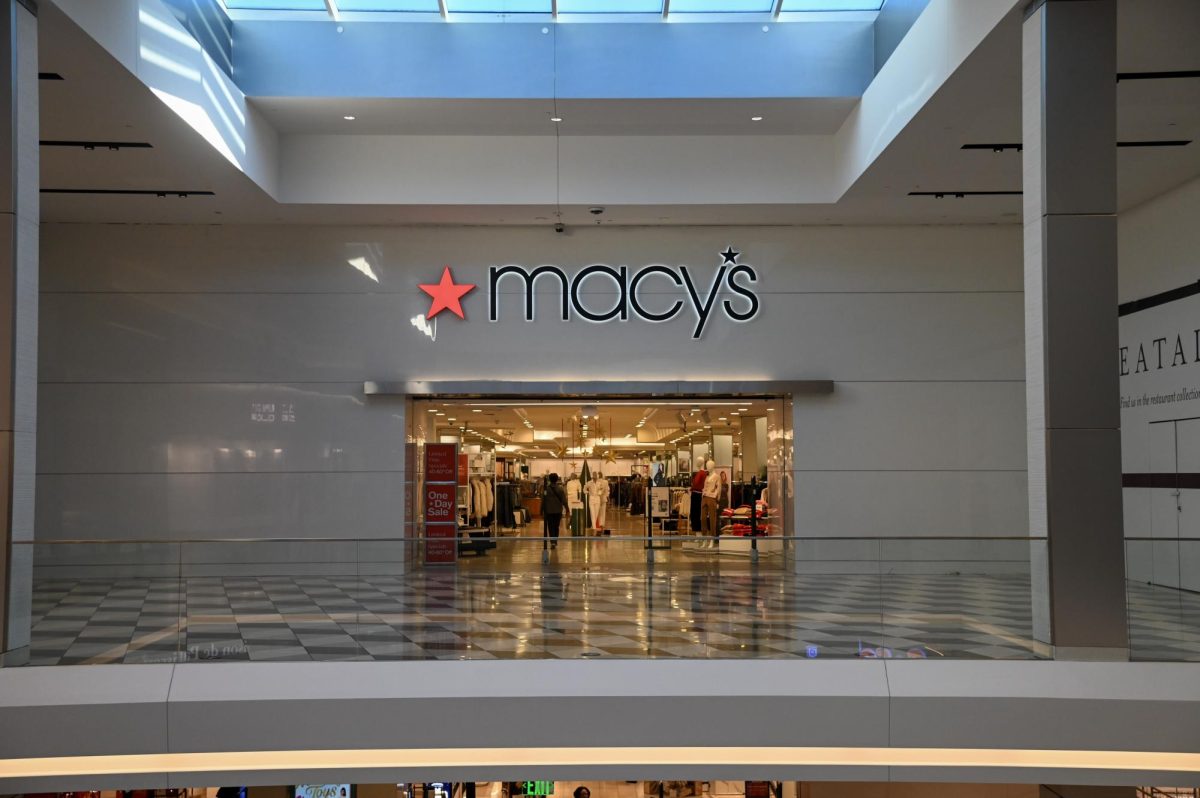 Macy's storefront, near where shooting occured