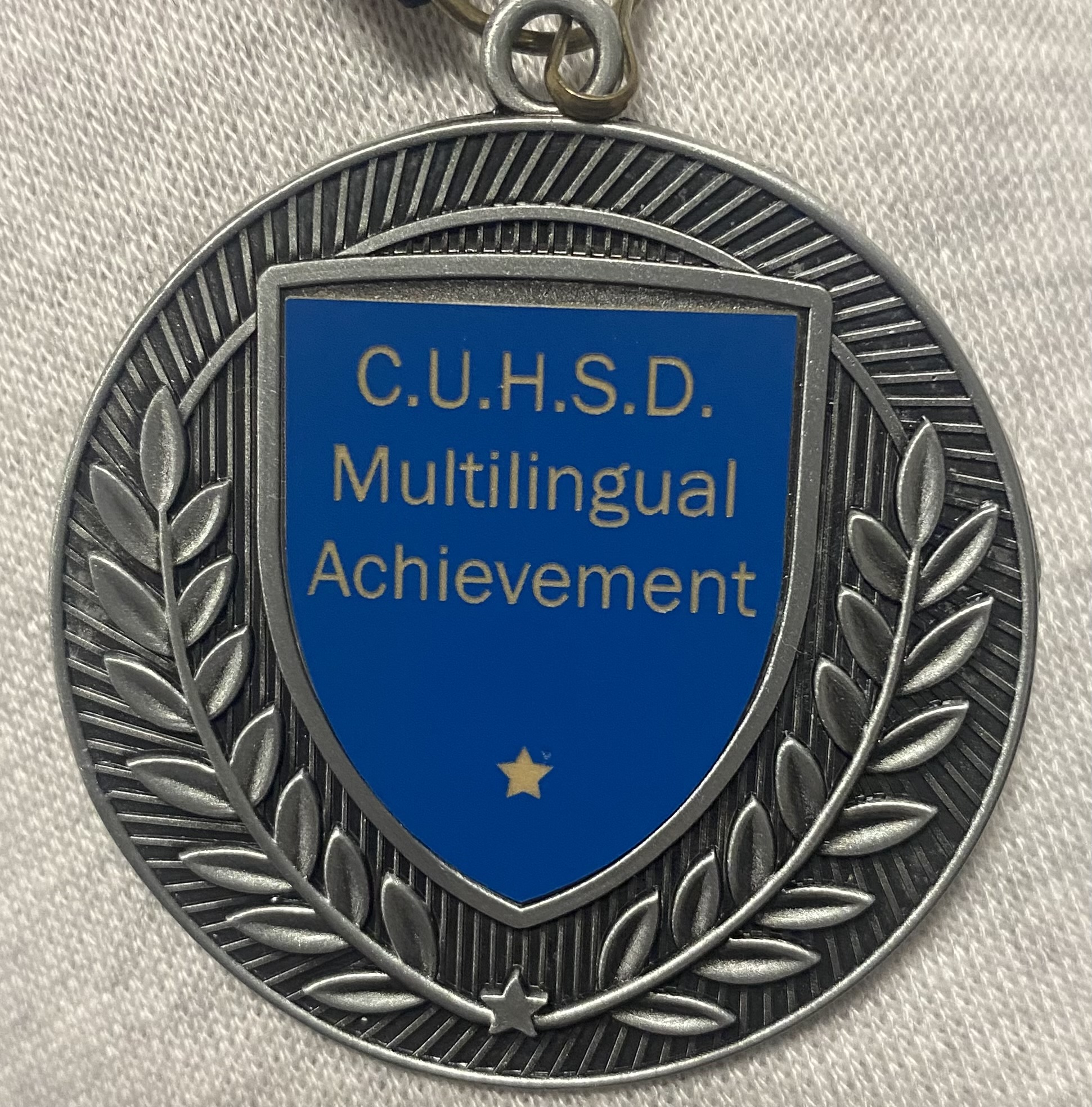 A CUHSD multilingual achievement medal is not just an award it's a valuable resource that shows student dedication toward  the class and the hard work they have put to reclassify.