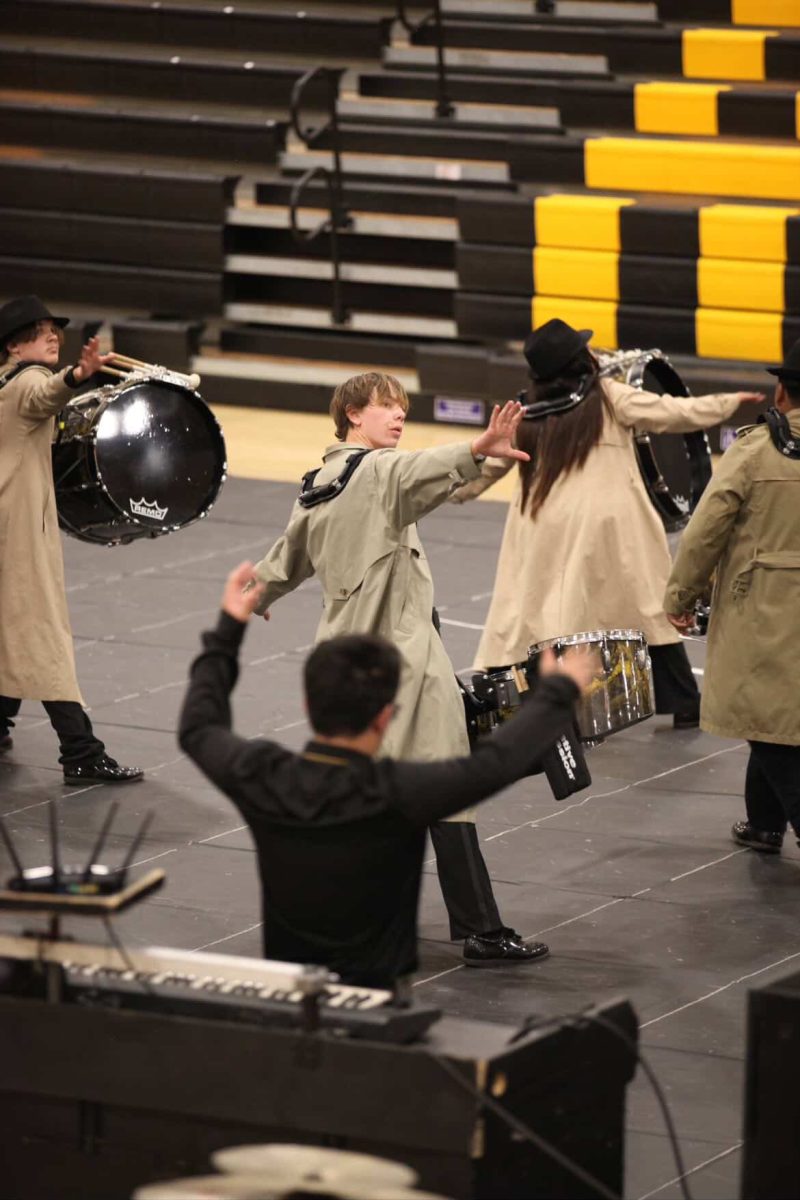 Image from Del Mar's, student-run, percussion Instagram account dmhs_perc.