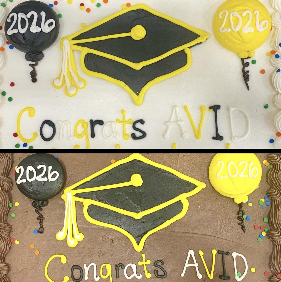 Cake at the Senior Awards Night.