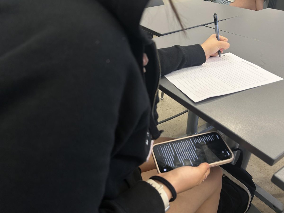 A very popular way of using AI on a test.